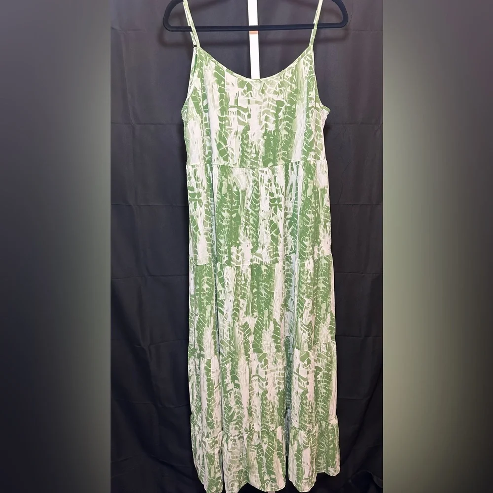 PRETTYGARDEN Spaghetti Strap, Scoop Neck, Maxi flowy boho, with Pockets - Picture 6 of 9